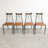 1960's Set Of Four Framac 'Viking' Dining Chairs 