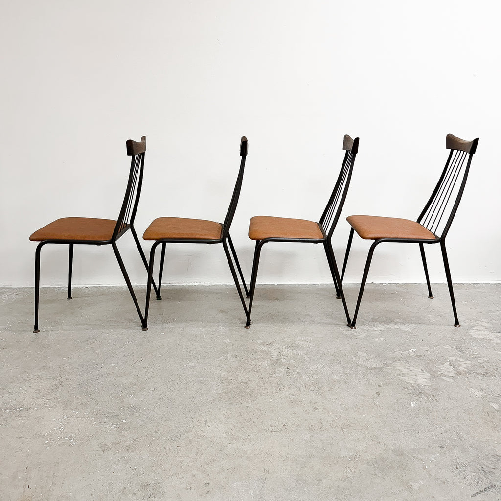 1960's Set Of Four Framac 'Viking' Dining Chairs 