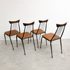 1960's Set Of Four Framac 'Viking' Dining Chairs 