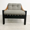 1970's Mid Century Armchair In The Style of Vico Magistretti
