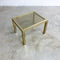 1970's Hollywood Regency Gold Side Table By Pierre Vandel Paris