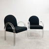 1970s Charles Hollis Jones Perspex Lucite Waterfall Chairs