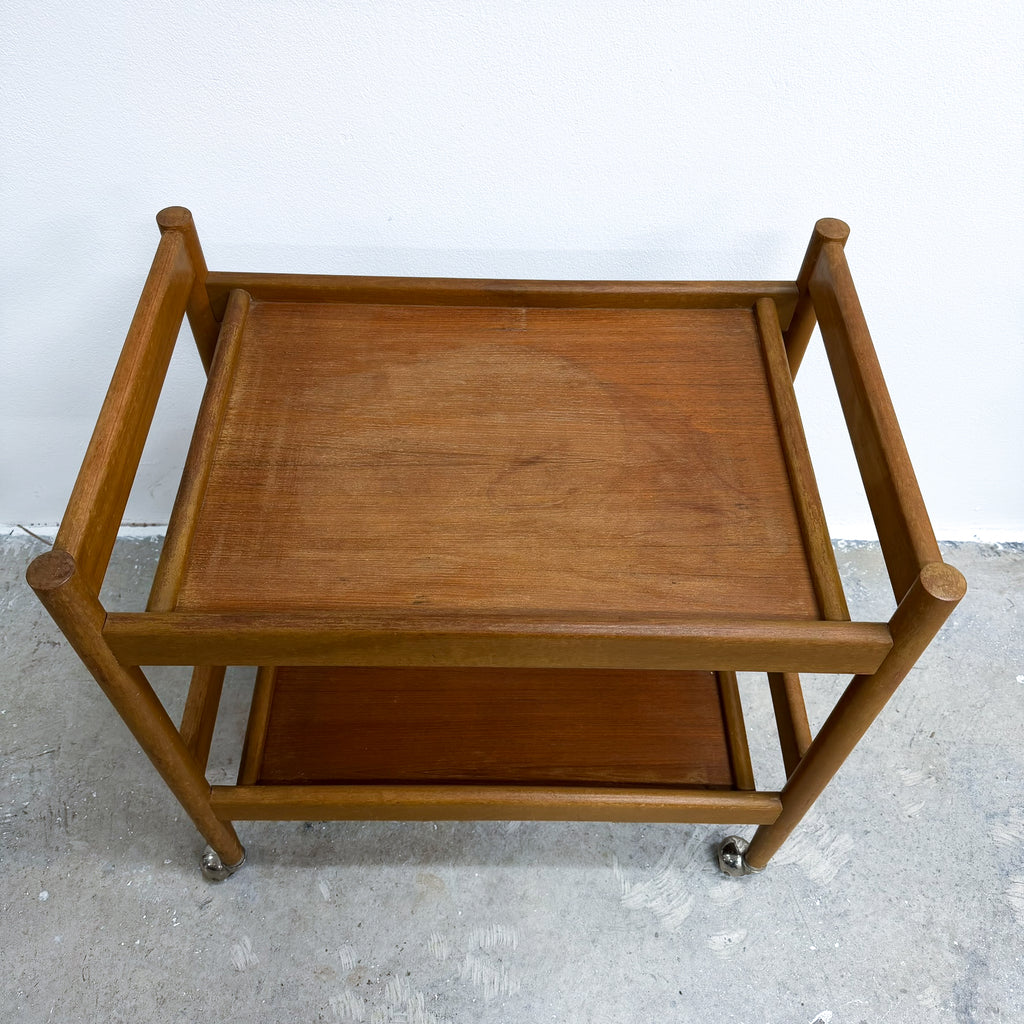 1970s Mid Century Cocktail Bar Cart Trolley