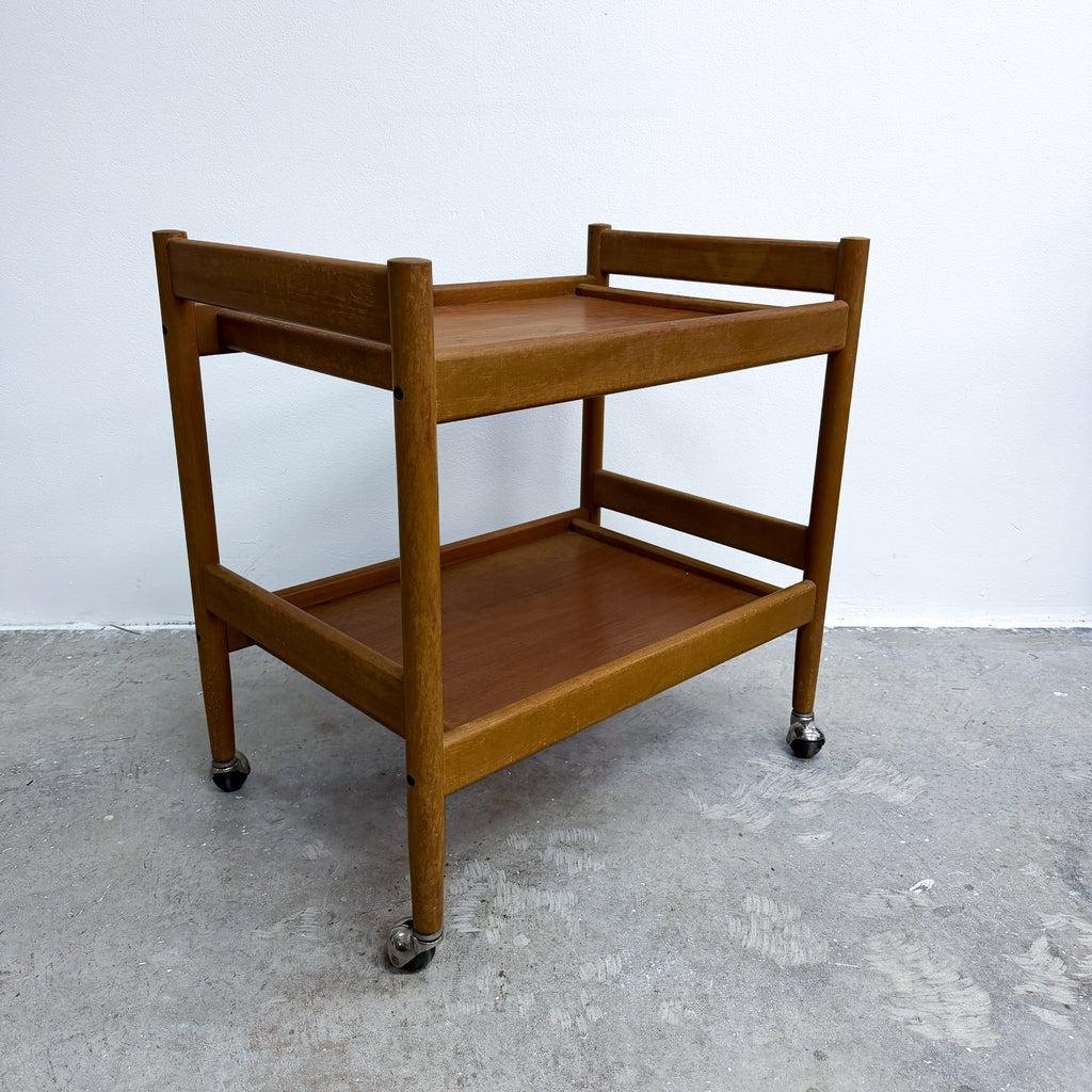 1970s Mid Century Cocktail Bar Cart Trolley
