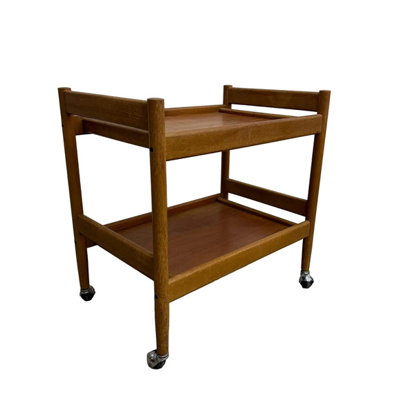 1970s Mid Century Cocktail Bar Cart Trolley