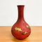 19th Century Red Lacquer Japanese Vase