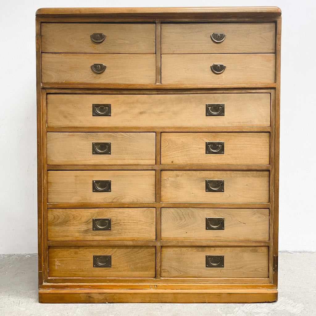 Antique Pine Rustic Chest Of Drawers Tall Boy
