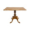 20th Century Carved Wooden Side Table With Ball and Claw Feet