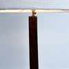 20th Century Vintage Tapered Post Floor Lamp With Textured Adze Finish