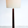 20th Century Vintage Tapered Post Floor Lamp With Textured Adze Finish