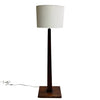 20th Century Vintage Tapered Post Floor Lamp With Textured Adze Finish