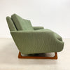 Mid Century Parker Teak Sleigh Base 3 Seater Lounge