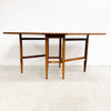 Rare Mid Century Parker Gate Leg Drop Side Dining Table - Restored