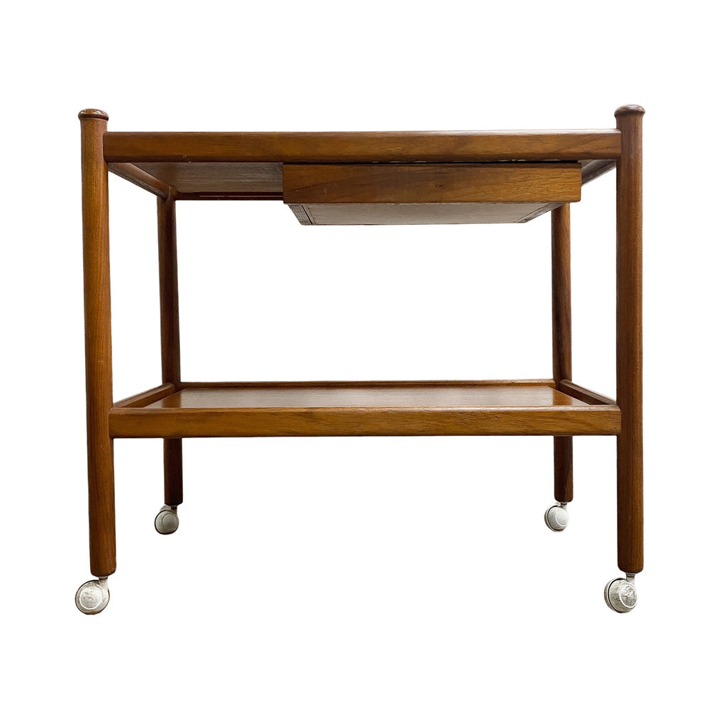 Mid Century Parker Teak Drinks Trolley