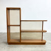2 tier mid century book case