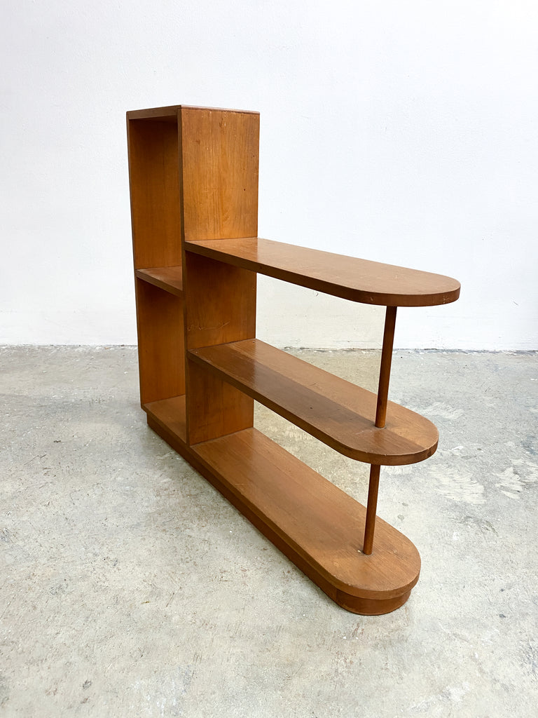 2 tier mid century book case