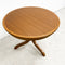 Compact Parker Teak Circular Side Table