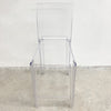 Set Of 2 Kartell Ghost Bar Stools By Philippe Starck