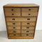 Antique Pine Rustic Chest Of Drawers Tall Boy
