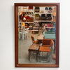Mid Century Modern Parker Teak Finger Jointed Mirror
