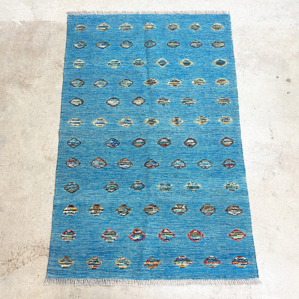 Afghani Kilim Handwoven Wool Rug