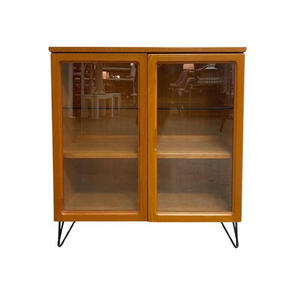 80s Parker Compact Teak Cabinet With Internal Lighting 