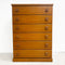 Vintage 80s Parker Teak Chest Of Drawers