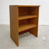 Vintage Parker Teak Compact Bookshelf Cabinet Original Sticker