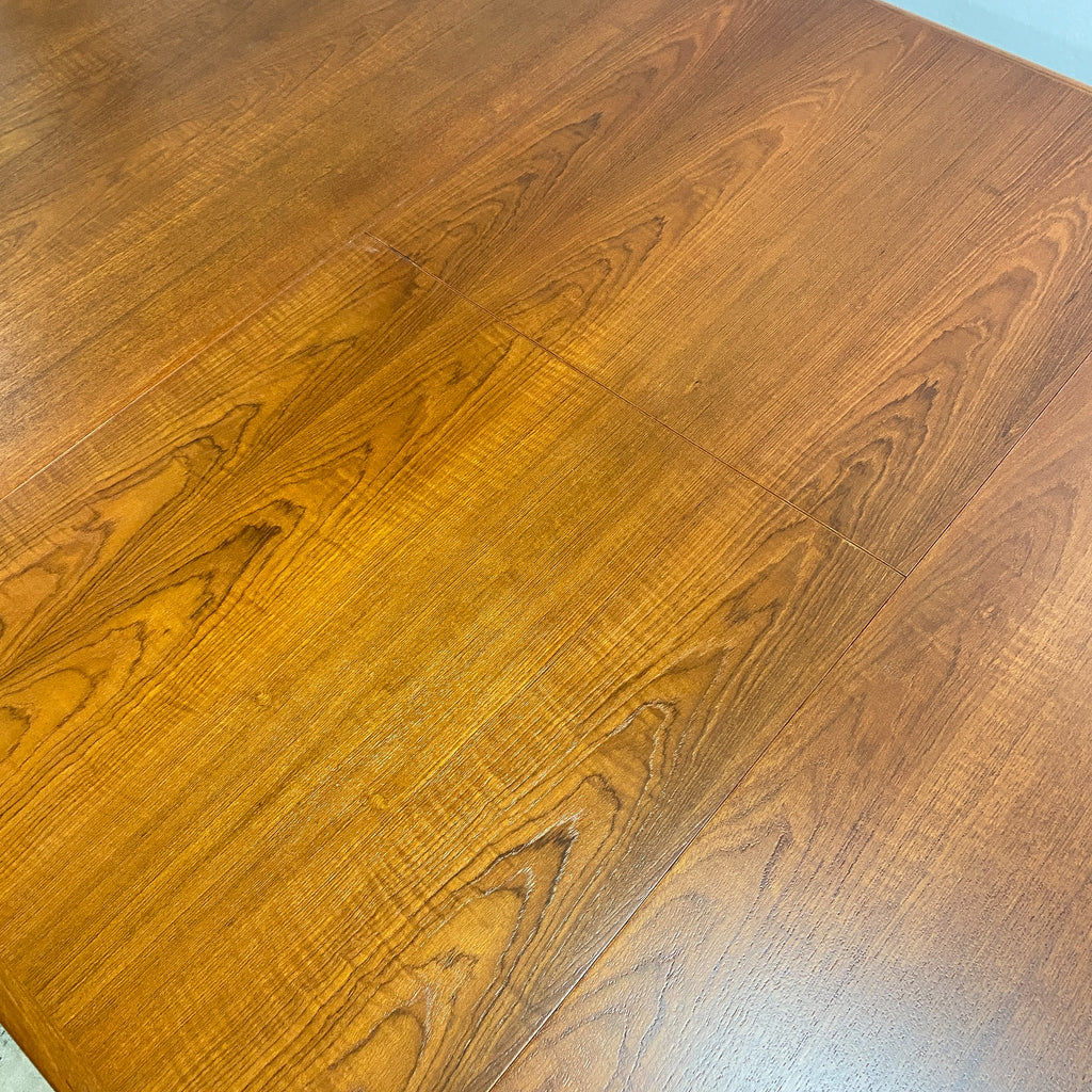 Mid Century Parker Teak Circular Extension Dining Table
