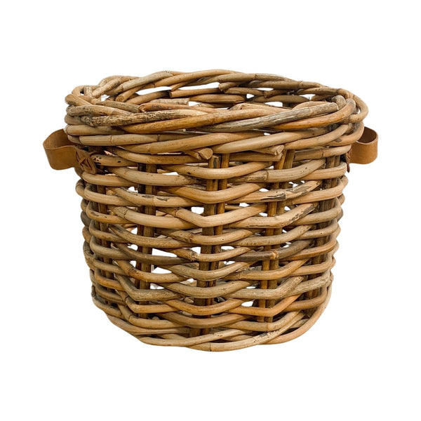 Oversized Vintage Wicker Basket