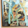 Abstract Impressionist Oil On Canvas Circa 60's 70's 