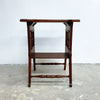 Antique Arts And Crafts Maple Side Table With Stung 'Beads' Detail