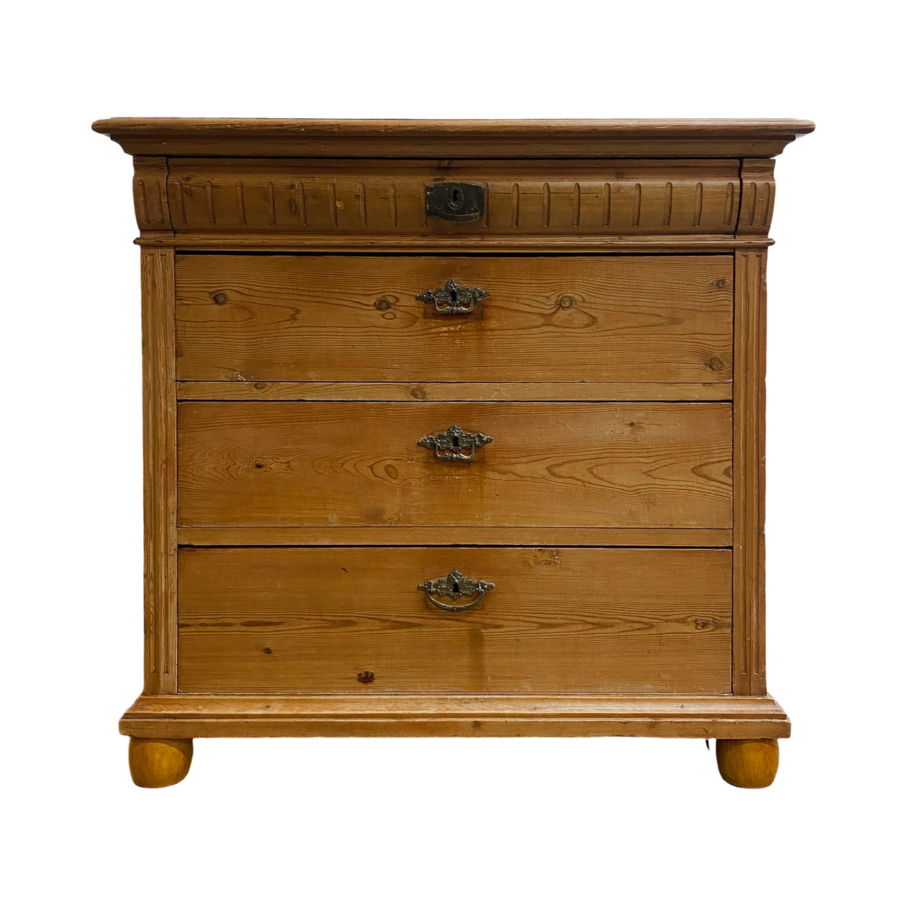 Antique Baltic Pine Chest Of Drawers