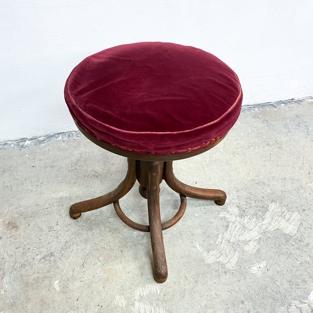 Antique Bentwood Piano Stool c1910. 
