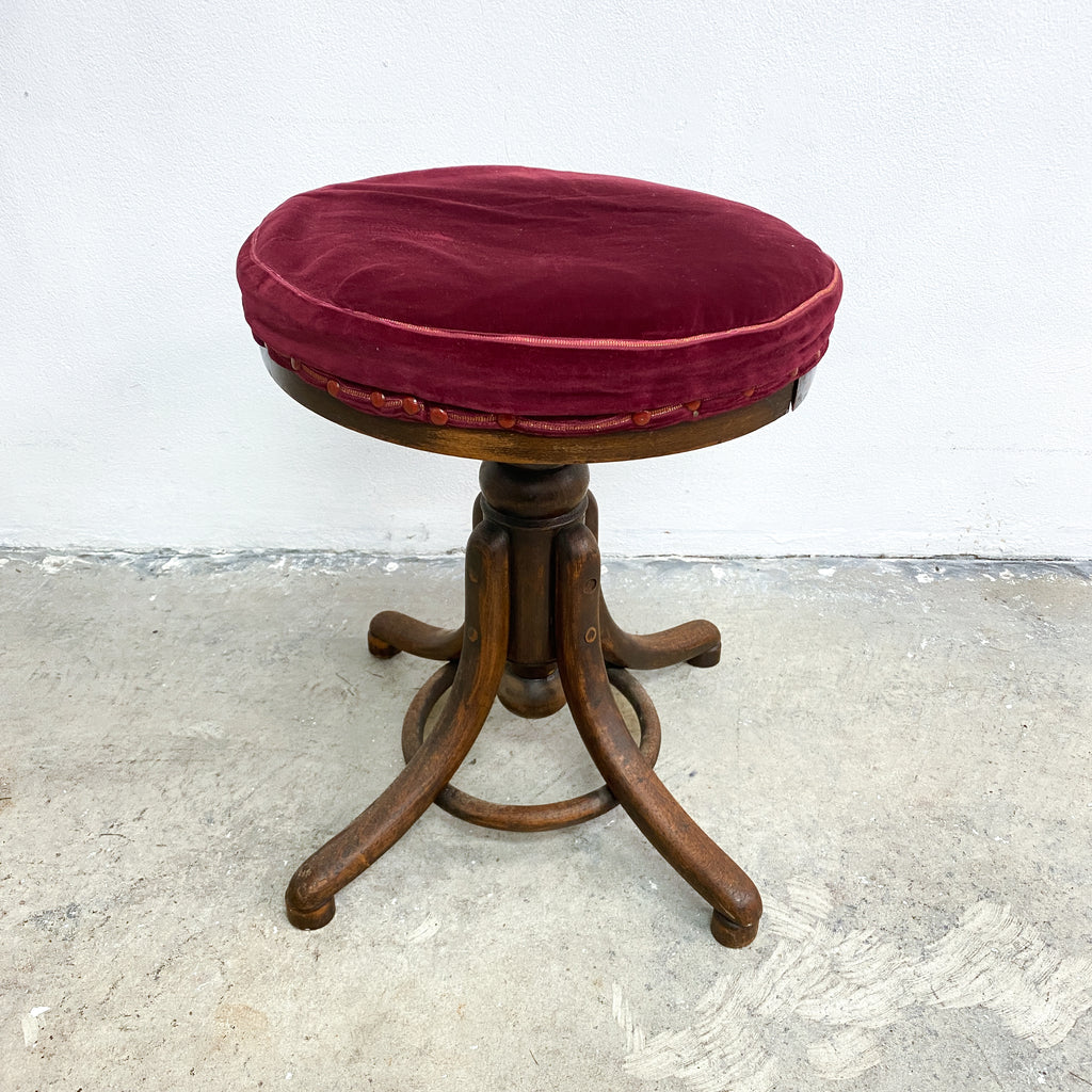 Antique Bentwood Piano Stool c1910. 