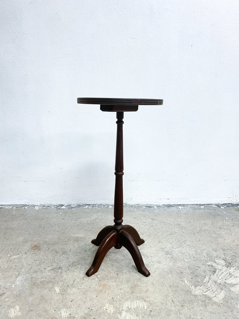 Antique Cedar Petite Wine Side Table