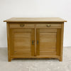 Antique Danish Raw Finish Baltic Pine Cabinet