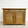 Antique Danish Raw Finish Baltic Pine Cabinet