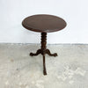 Antique Early 20th Century Bobbin Turned Trifoot Australian Cedar WineSide Table