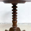 Antique Early 20th Century Bobbin Turned Trifoot Australian Cedar WineSide Table