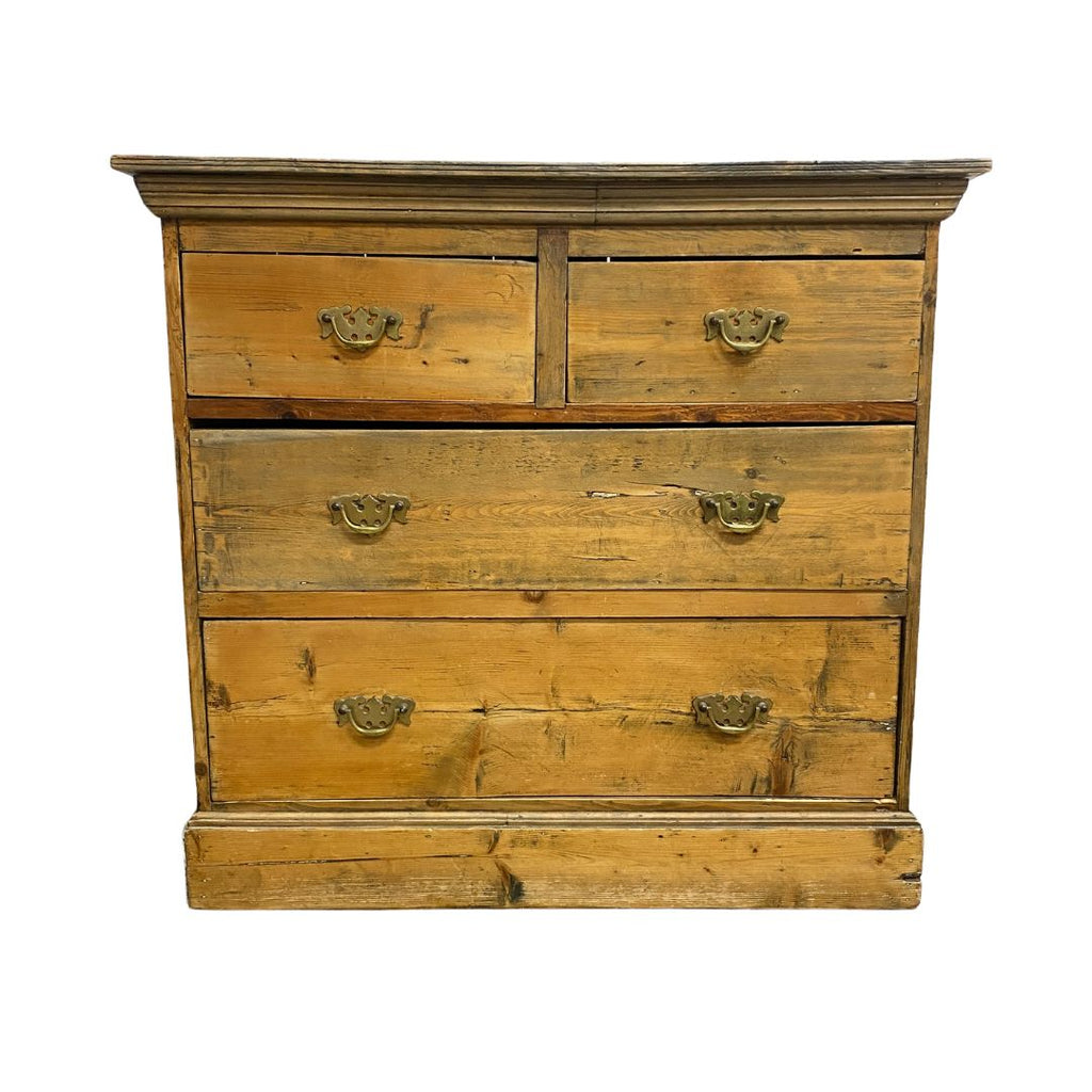Antique European Baltic Pine Chest of Drawers