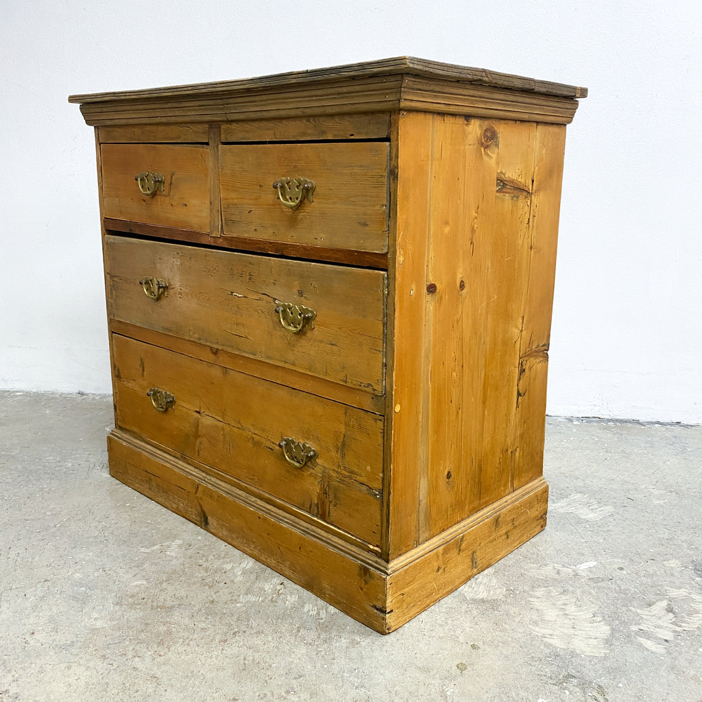 Antique European Baltic Pine Chest of Drawers