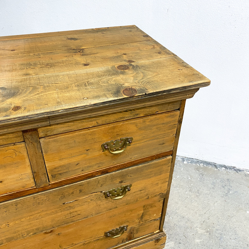 Antique European Baltic Pine Chest of Drawers
