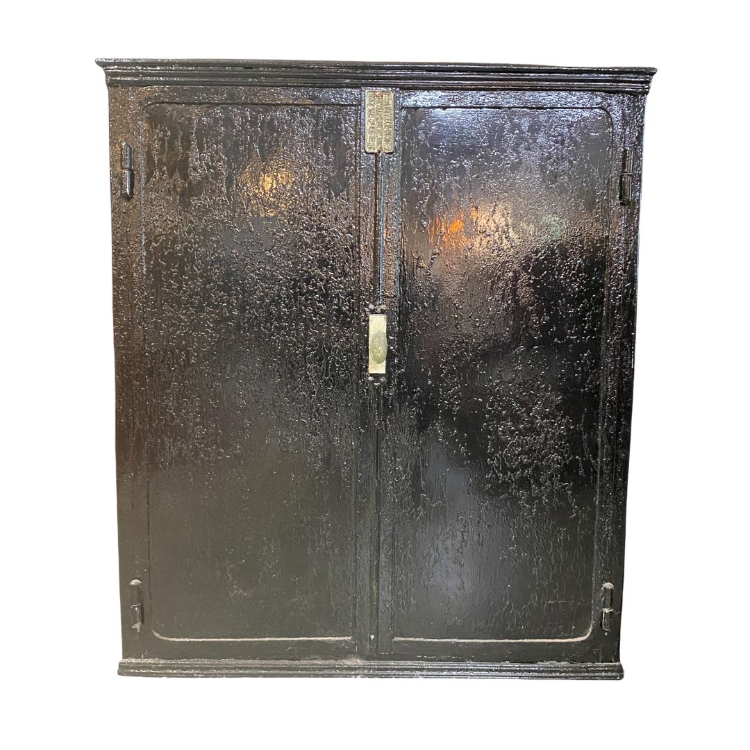 Antique French Metal Cabinet c1900