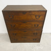 Antique Japanese 2 Section Tansu Chest Of Drawers