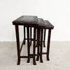 Antique Japanese Carved Nest Of Tables For Liberty