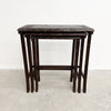 Antique Japanese Carved Nest Of Tables For Liberty