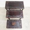 Antique Japanese Carved Nest Of Tables For Liberty