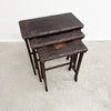 Antique Japanese Carved Nest Of Tables For Liberty