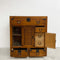 Antique Japanese Compact Tansu With Keys